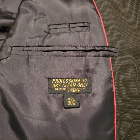 Gianni Vironi Men's Suit Size 42L 35W - Picture 4 of 12